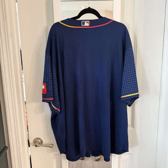 Nike Houston Astros Space City Jersey 4XL MLB Genuine Merchandise - Picture 5 of 6